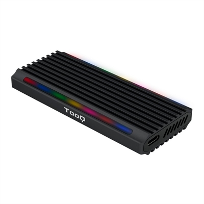 Tooq Caja Externa SSD M2 NGFFNVMe USB C Negro